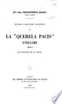 Études d'histoire pacifiste