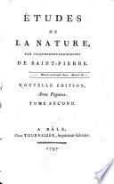 ÉTUDES DE LA NATURE