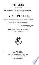 Etudes de la nature