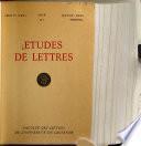 Études de lettres