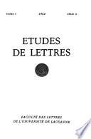Études de lettres