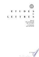 Études de lettres