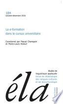 Etudes de Linguistique Appliquee - N4/2016