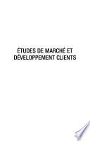 Etudes de marché et développement clients