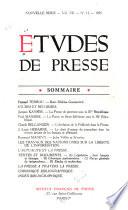 Études de presse