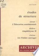 Études de structure