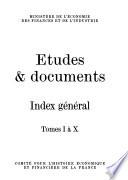 Études et documents