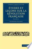 Études et leçons sur la Révolution Française