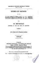 Etudes et notions sur les constructions à la mer