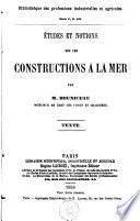 Études et notions sur les constructions a la mer: Text