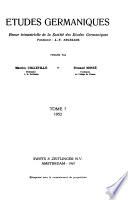 Études germaniques