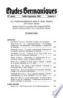 Études germaniques
