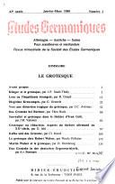 Études germaniques