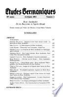Études germaniques