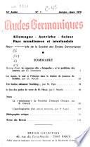 Études germaniques