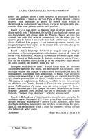 Études germaniques