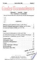 Études germaniques