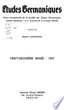 Études germaniques