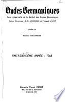 Études germaniques
