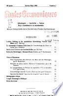 Études germaniques