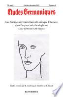 Etudes Germaniques - N4/2019