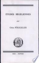 Etudes hégéliennes