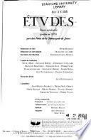 Etudes