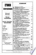 Études internationales