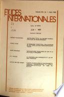 Études internationales