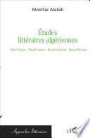 Etudes littéraires algériennes