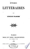 Études littéraires