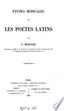 Études médicales sur les poètes latins