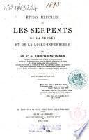 Etudes medicales sur les serpents de la Vendee et de la Loire inferieure