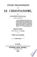 Etudes philosophiques sur le Christian isme