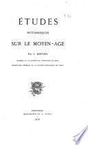 Etudes pittoresques sur le moyen-âge