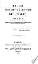 Etudes pour servir à l'histoire des châles