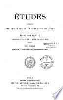 Etudes religieuses, historiques et littéraires