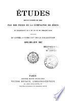 Etudes religieuses, historiques et littéraires