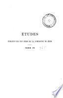 Etudes religieuses, philosophiques, historiques et littéraires