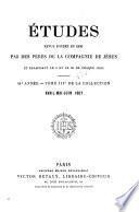 Etudes religieuses, philosophiques, historiques et littéraires