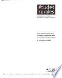 Études rurales