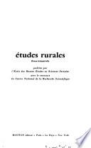 Études rurales