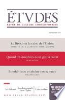 Etudes Septembre 2016