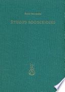 Études sogdiennes