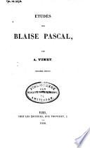 Études sur Blaise Pascal