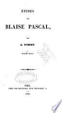 Études sur Blaise Pascal