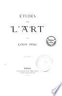 Etudes sur l'art