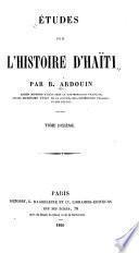 Etudes sur l'histoire d'Haïti