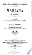 Études sur l'historiographie espagnole