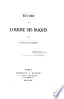 Études sur l'origine des Basques